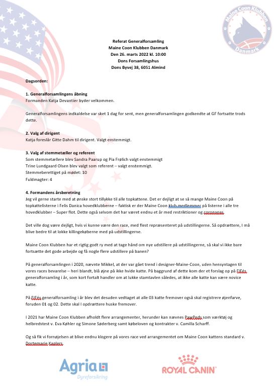 Generalforsamling 26032022