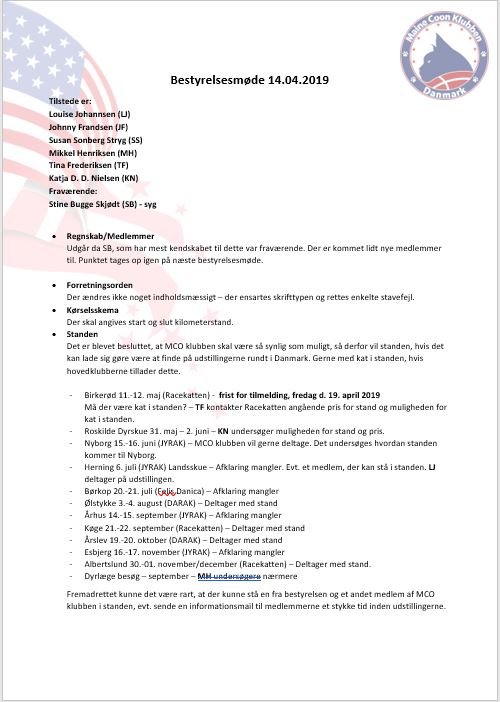 udklip bestyrelsesmøde 14 04 2019