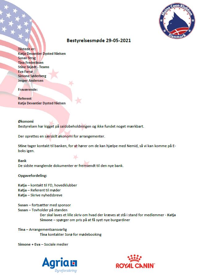 bestyrelsesmde 29 05 2021